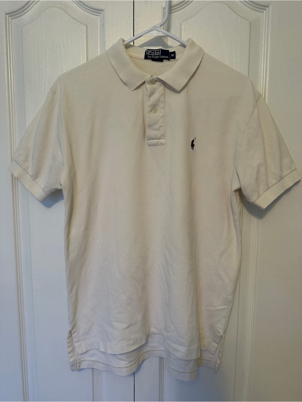 Ralph Lauren Polo Men's Off-White Short-Sleeve Polo